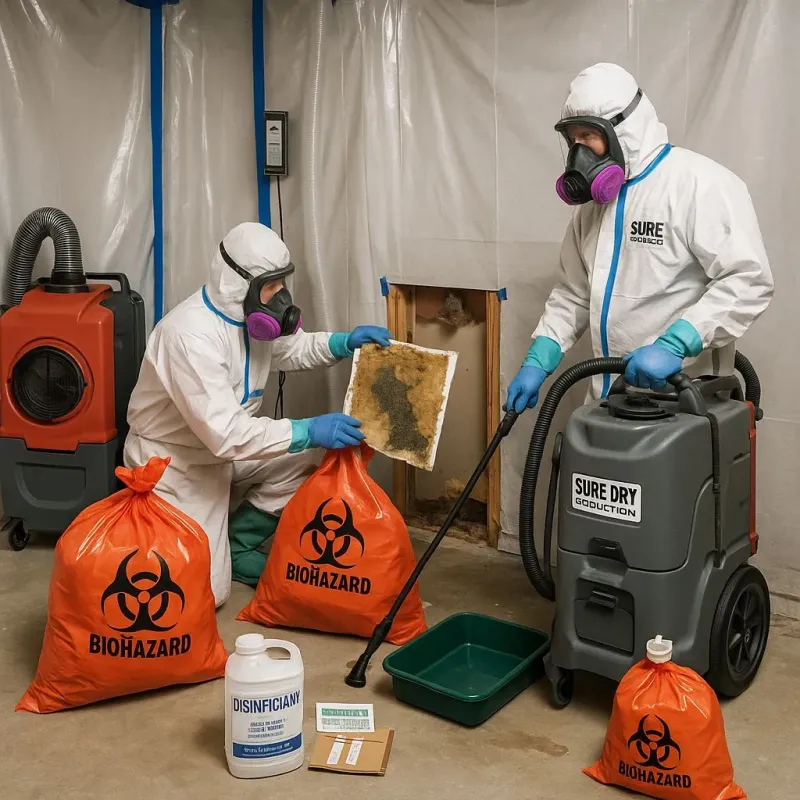 Contaminated Water Handling Protocols process in Maynard, MA