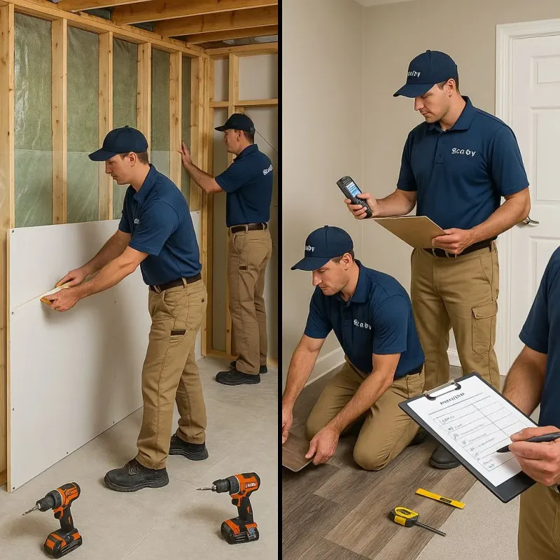 Repairs and Reconstruction process in Maynard, MA