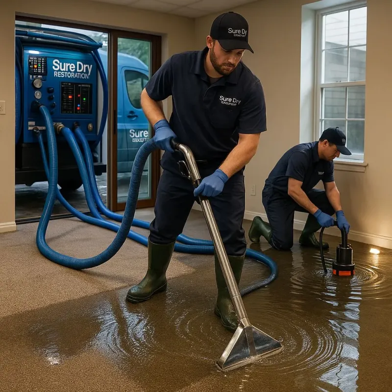 Water Extraction and Removal process in Maynard, MA